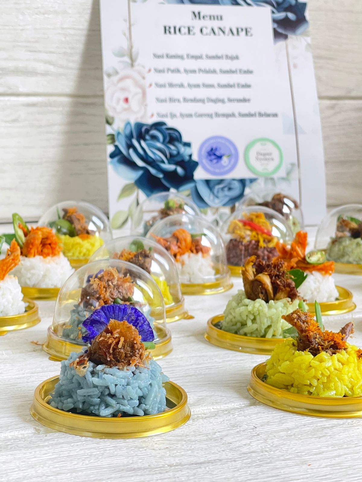Rice canape (Minimal pemesanan H-5)