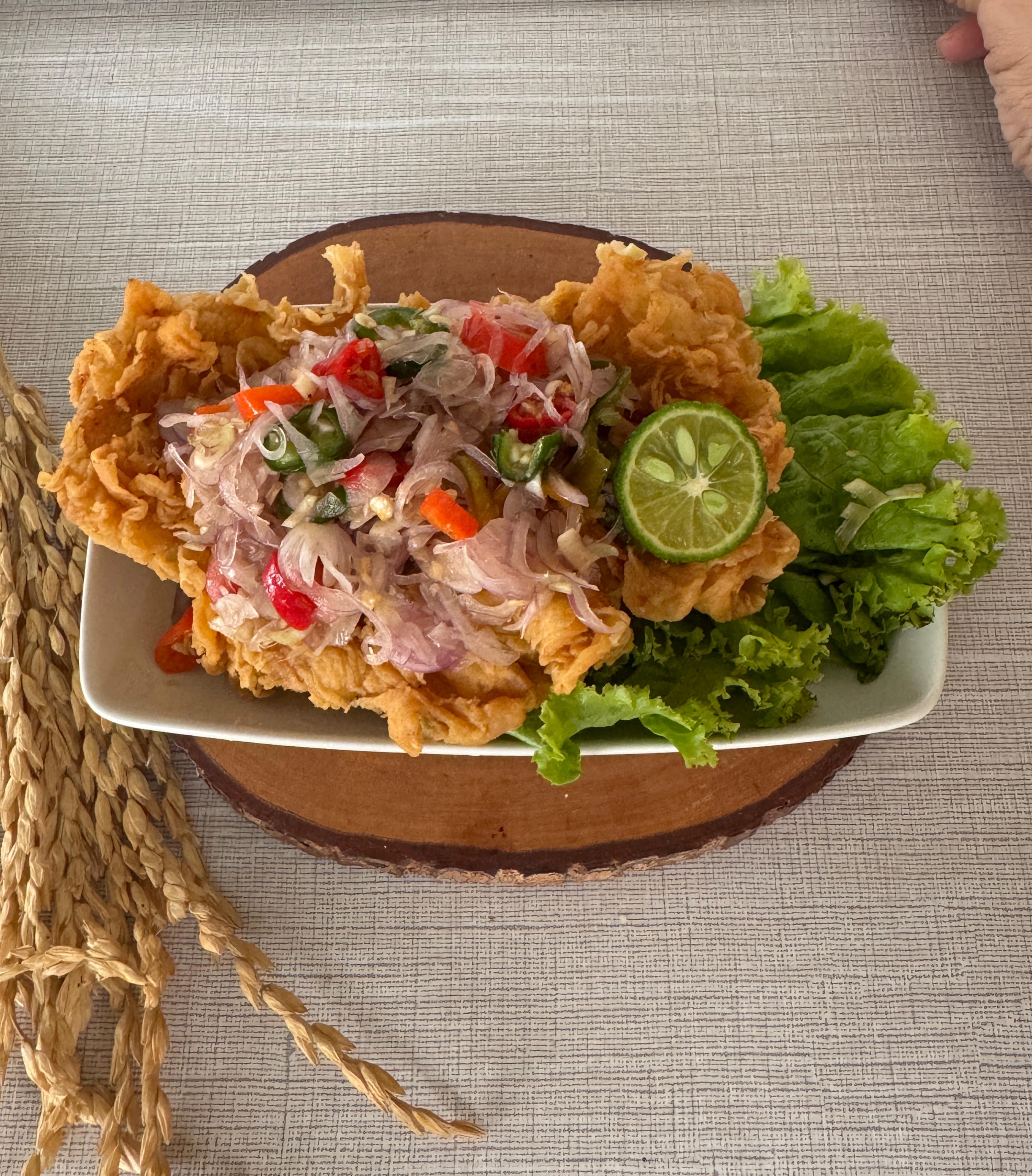 Ayam Geprek Sambal matah